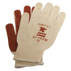 PIP 8800-XL Premium Leather-Palm Work Gloves, safety cuffs; size