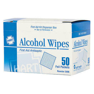 Hart Health 70percent Isopropyl Alcohol Wipes - Antiseptic Wipes