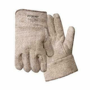 Jomac Heat Resist Glove 644HRL - XL - Brown - Safety Cuff - Reverse Terry Cloth - 450 Deg