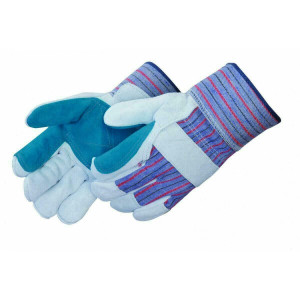 Liberty Glove and Safety Double Palm Work Gloves - Safety Cuff - 3581Q - Large