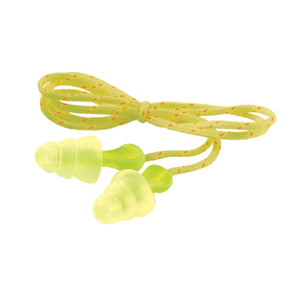 3M™ Tri-Flange™ Earplugs P3001 - Cloth - Corded