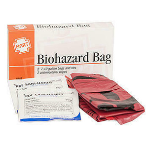 Hart Health Red Biohazard Bag - 7-10 Gal