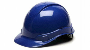 Pyramex Safety Products Pyramex Ridgeline Cap Style Hard Hat - 4-Point Standard Ratchet - Blue