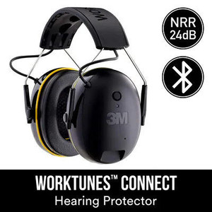 3M™ WorkTunes™ Connect Wireless Hearing Protector with Bluetooth® Technology - 90543H1-DC-PS