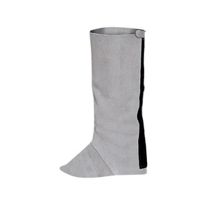 Steel Grip Inc Steel Grip - Leather Legging - CL395 - Grey/Black - 14"-16" Calf - Split Leather