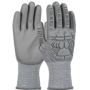 Protective Industrial Products PIP - Cut Resist Glove - 710HGUB - G-Tek HPPE Blend - With Impact Protection - Polyurethane Coated Palm & Fingers
