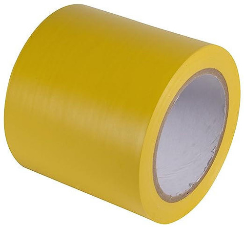 Incom Manufacturing Group Inc Incom Mfg. Hazard Warning Floor Tape PST410XL - 4"x160Yd - Yellow - PVC