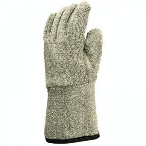 Wells Lamont Heat Resist Glove 636HRL - Xl - Hvy Wht - Gauntlet - Brown - Terry Cloth