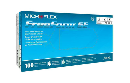 Ansell Nitrile Glove FFS-700 Microflex FreeForm SE - XS - 9.6 - Blue - 3.5 Mil