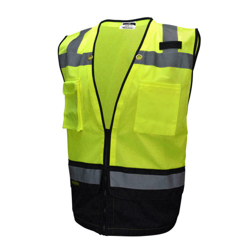 Radians Safety Vest SV59B - Hvy Duty Surveyor - Class 2 - Hi-Vis green - Type R