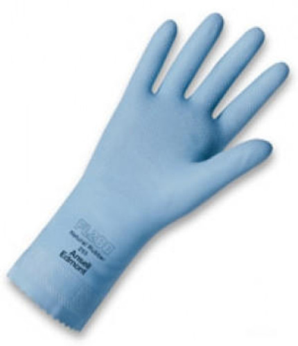 Ansell Unsupported Latex Glove 87-155 - AlphaTec - Blue - 16mil - 12