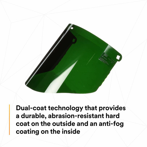 3M Personal Safety Division 3M Polycarbonate Faceshield Window W96IR5 - 82706-10000 - Shade 5.0 - info 3