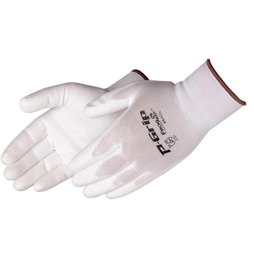 Liberty Glove & Safety Liberty Reusable Glove 4640 - P-Grip - 13ga - White Nylon Shell - Grey PU Palm