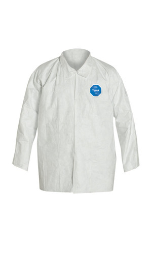 Dupont - Disposable Shirt - TY303S - Tyvek 400 - XL - White - Snap-Front