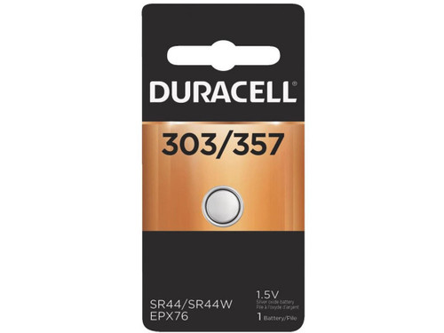 Duracell Battery D303/357 - Size Watch/Calculator - 1.5V - Silver Oxide