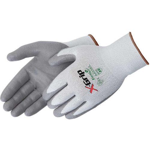 Liberty Glove & Safety Liberty Cut Resist Glove A4938 - X-Grip - A2 - PU Gray Coat - Blk/Wt Shell