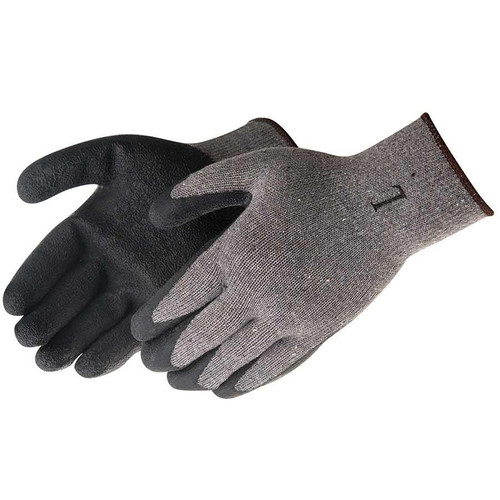 Liberty Glove & Safety Liberty Reusable Glove 4729SP - A-Grip - Gray String Knit - Back Latex Dipped - 10ga