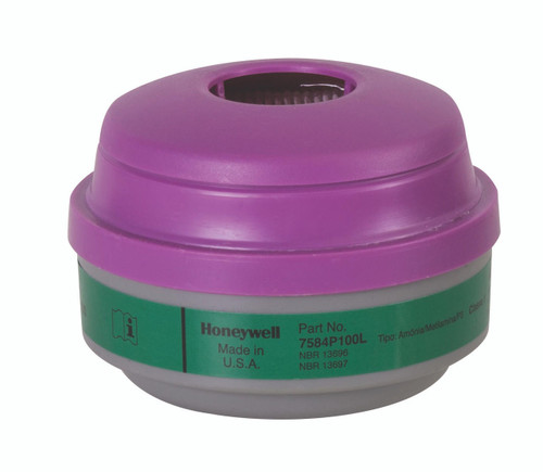 Honeywell Safety Prod USA Honeywell North Respirator Filter 7584P100L - P100 Ammonia - Cartridges