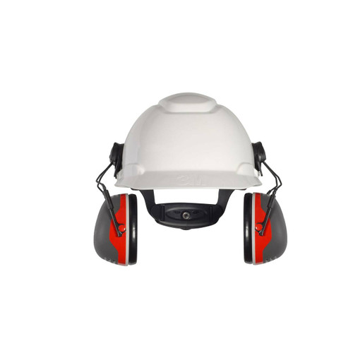 3M Personal Safety Division 3M PELTOR X3 Earmuffs X3P3E/37277AAD - Hard Hat Attached