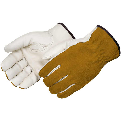 Liberty Glove and Safety Liberty Driver Cowhide Glove 6427R - Xl - Split Leather Back - Quality Grain