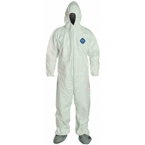 Dupont Protective Coverall - Dupont TY122S - Tyvek 400 - Hood and Boots