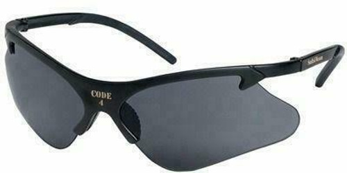 Kimberly-Clark Professional Smith and Wesson Safety Glasses 3011690 - Code 4 - Smoke Lens - Blk Frame - AS