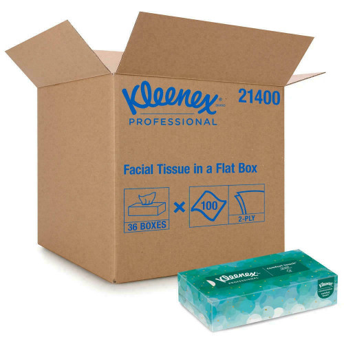 Kimberly-Clark Professional Kleenex Tissue 21400 - White - 9.2x8