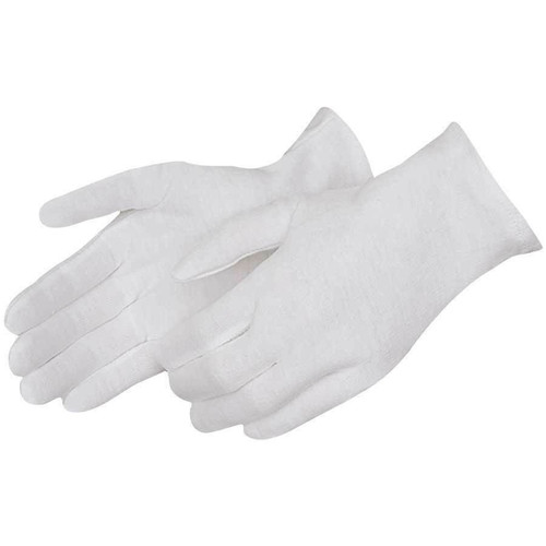 Liberty Glove and Safety Heavyweight Cotton Lisle Inspection Gloves - Unhemmed Cuff