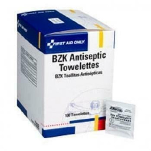 Acme United Corporation First Aid Only BZK Towelette - Antiseptic Wipes