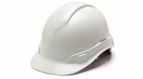 Pyramex Safety Products Pyramex Ridgeline Cap Style Hard Hat - 4-Point Standard Ratchet - White