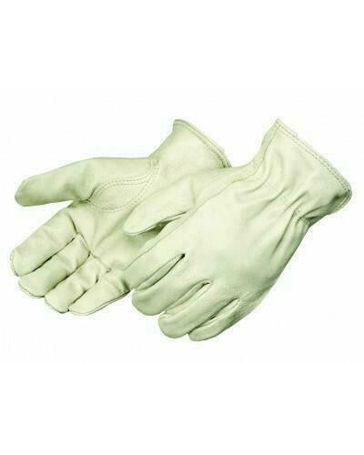 Liberty Glove and Safety Liberty Driver Pigskin Glove 7007A - XL - Unlined - Shirred Elastic - Beige