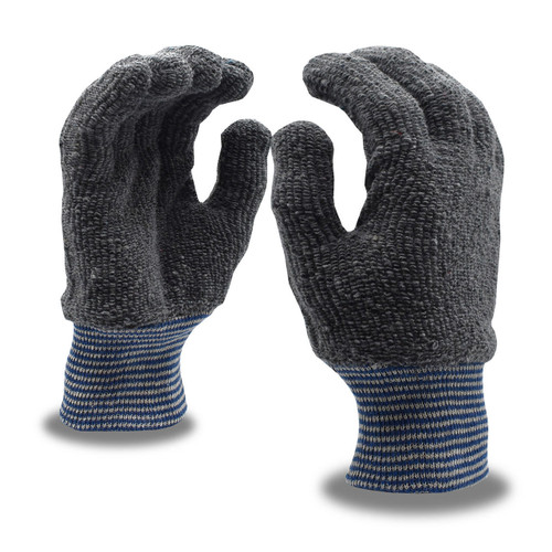 Cordova Safety Products Cordova - Terrycloth Glove - 3224G - Gray - Loop-Out - 24oz - Knit Wrist - Large