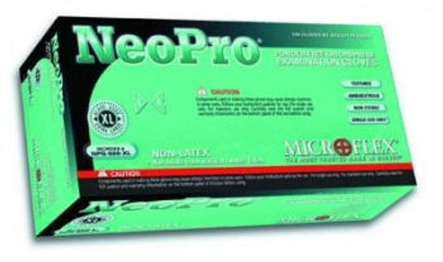 Ansell Neoprene Glove NPG-888 - Microflex NeoPro - 5.1 Mil - 9.6 - Green