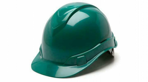 Pyramex Safety Products Pyramex Ridgeline Cap Style Hard Hat - 4-Point Standard Ratchet - Green