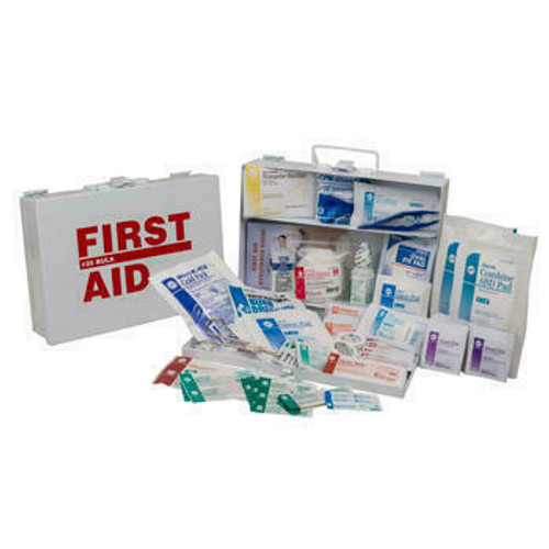 Hart Health First Aid Kit - 25 Person Bulk - Metal - 0752