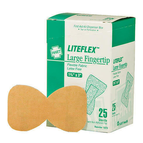 Hart Health 1073 Lifeflex Fingertip Bandage - Large Woven Elastic - 1 3/4 x 3