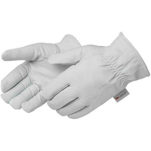 Liberty Glove and Safety Liberty Winter Driver Goatskin Glove 6857 - Quality Grain - 3m Thinsulate - Shirred Elastic
