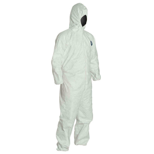 Dupont DuPont Coverall TY127S - Tyvek 400 - White - Serged Seam - Hood