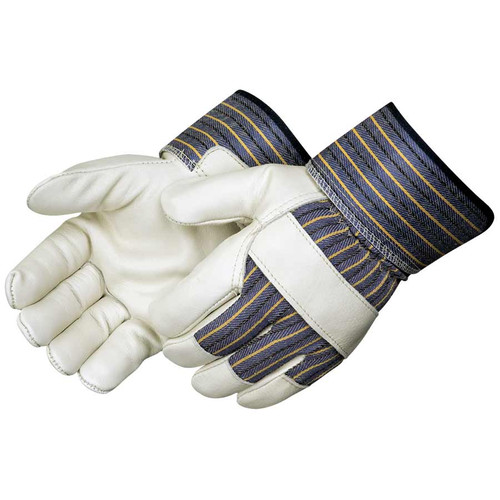 Liberty Glove and Safety Liberty Leather Palm Glove 3110 - Lg - Premium Grain Cowhide - Cotton Lining - 2.5 Safety Cuff - Gunn Pattern