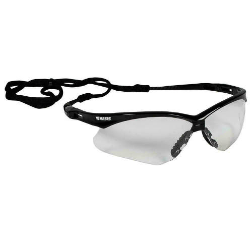 Kimberly-Clark Professional Nemesis Safety Glasses 25676 - Clr Lens - Blk Frame - AF - Flexdry
