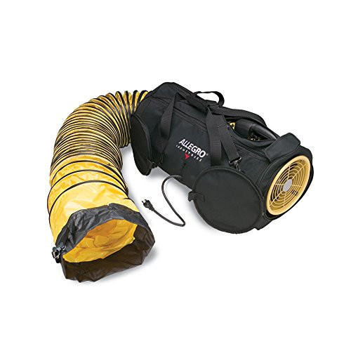 Allegro Industries Allegro Confined Space Blower 9535-08L - 8" Wide - 1/4 HP - 760cfm - 25' duct - 120v 60hz