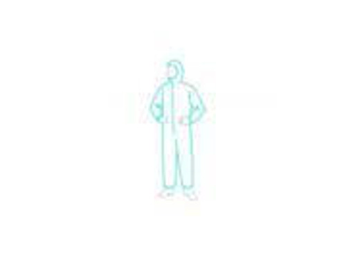 Liberty Glove & Safety Liberty Coverall 15127 - Polygard - White - Hood - Zip Liberty Glove & Safety Liberty Coverall 15127 - Polygard - White - Hood - Zip