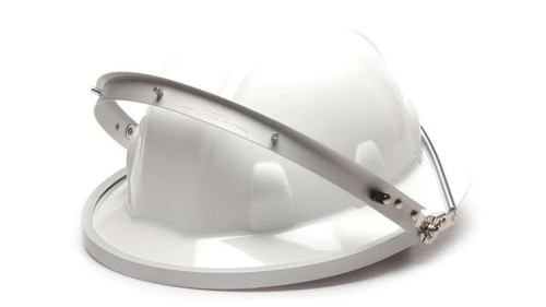 Pyramex Safety Products Pyramex - Face Shield Frame - HHAAW - Full Brim Style - Aluminum