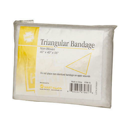 Hart Health 2396 Triangular Bandage - Non-Woven - Non-Sterile