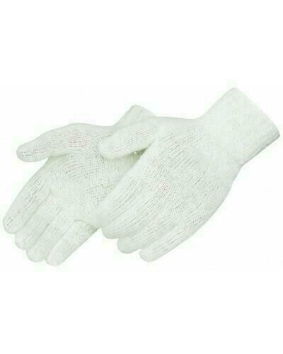 Liberty Glove and Safety String Knit Gloves - Heavy Weight - Cotton/Poly Blend - Large