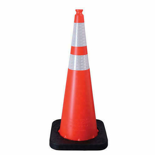 Vizcon Inc Vizcon Cone 16036-HIWB-10 - Enviro-Cone - 36 - 64 Reflective Collar - Blk Base - Polyethyl