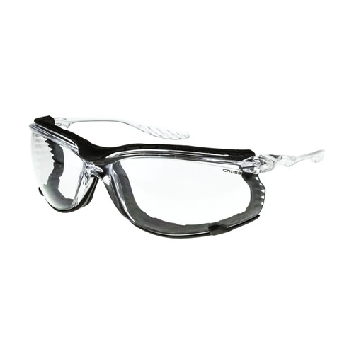 Radians Safety Glasses 3854 - Crossfire 24Seven - Clr Lens - Clr Frame - Foam Lined - HC Radians Safety Glasses 3854 - Crossfire 24Seven - Clr Lens - Clr Frame - Foam Lined - HC