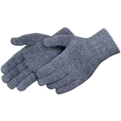 Liberty Glove and Safety String Knit Gloves - Medium Weight - Gray