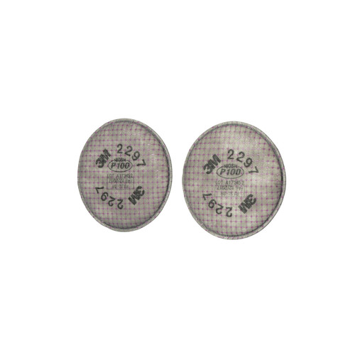 3M Personal Safety Division 3M Advanced Particulate Filter 2297 - P100 - with Nuisance Level Organic Vapor Relief
