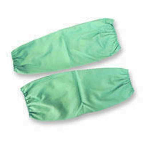 Chicago Protective Apparel Welding Arm Sleeves -18 - Green Sateen - 1/2 Elastic at Top and Wrist